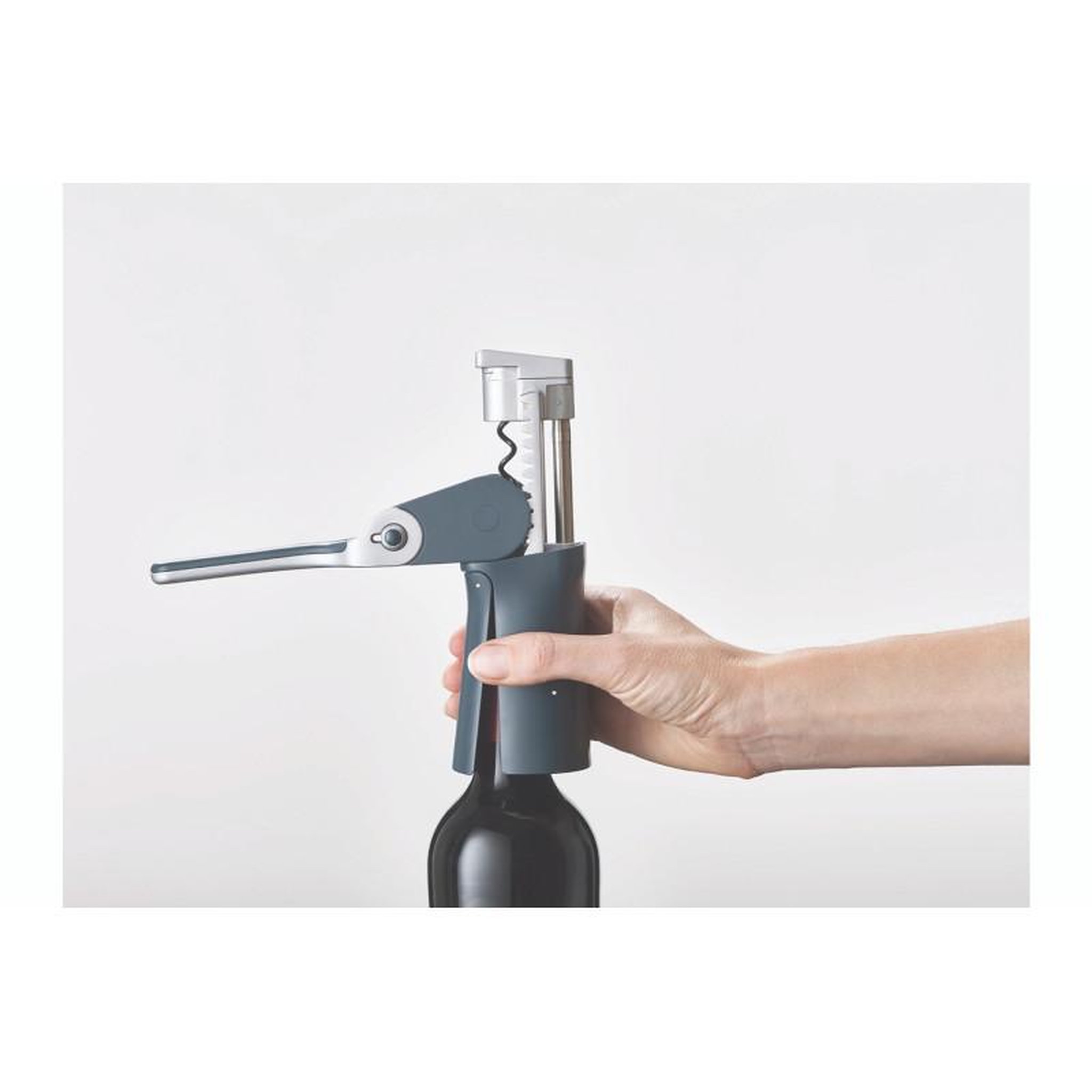 Voir la diapositive 5 : Joseph Joseph Accessoire cave à vin Joseph Joseph BarWise Tire bouchon a levier compact Bleu