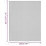 Voir la diapositive 6 : VIDAXL Tapis de tente creme 4x2 m