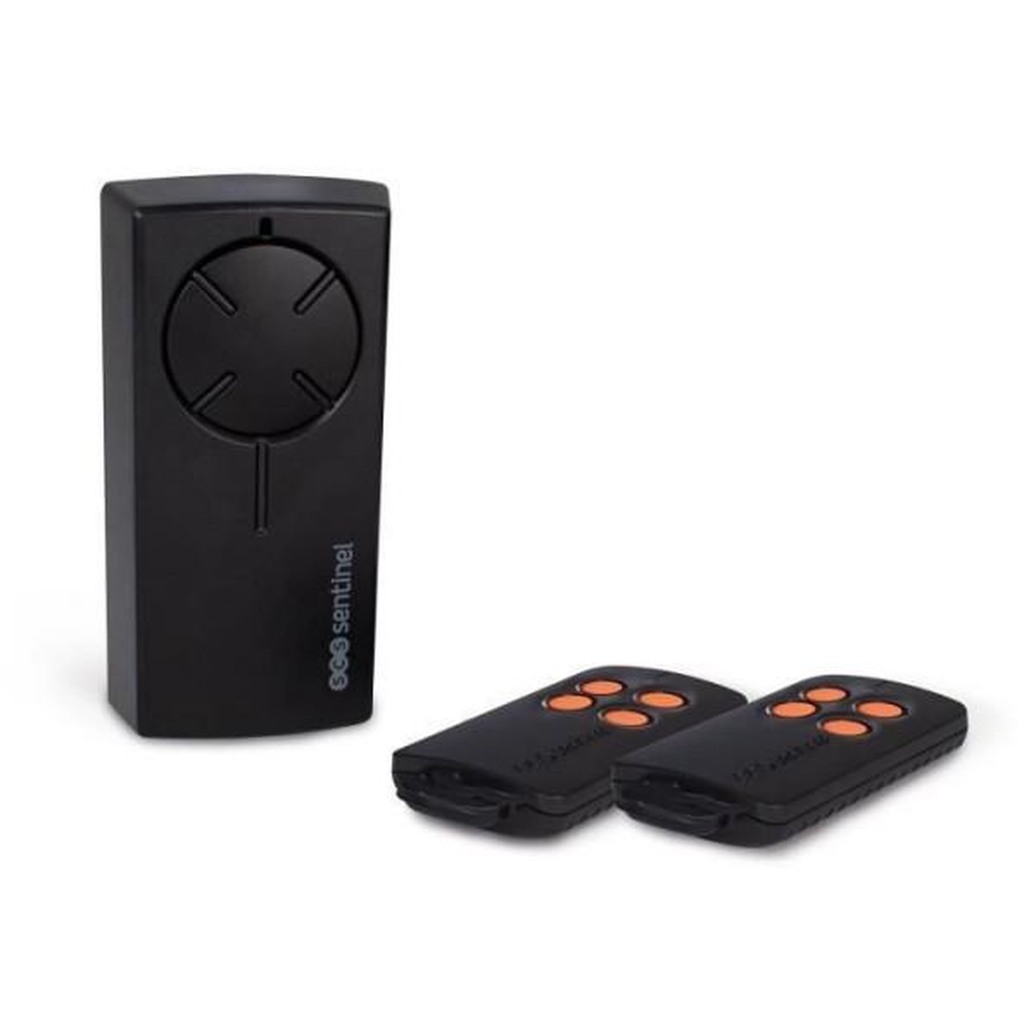 SCS SENTINEL Kit récepteur radio universel scs sentinel - 12/24v - avec 2 télécommandes, boutons oranges - radiogate kit