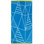 ACTUEL Drap de plage en coton 300 gr/m2 motifs triangles SUMMER