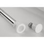 Voir la diapositive 4 : RIDDER RIDDER Tringle de rideau de douche telescopique 110-185cm Chrome 55200