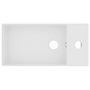 Voir la diapositive 3 : VIDAXL Lavabo de salle de bain avec trop-plein Ceramique Blanc mat