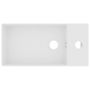 Voir la diapositive 3 : VIDAXL Lavabo de salle de bain avec trop-plein Ceramique Blanc mat