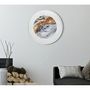 Voir la diapositive 5 : Paris Prix Horloge Murale en Verre  Miroir Grey  60cm Multicolore