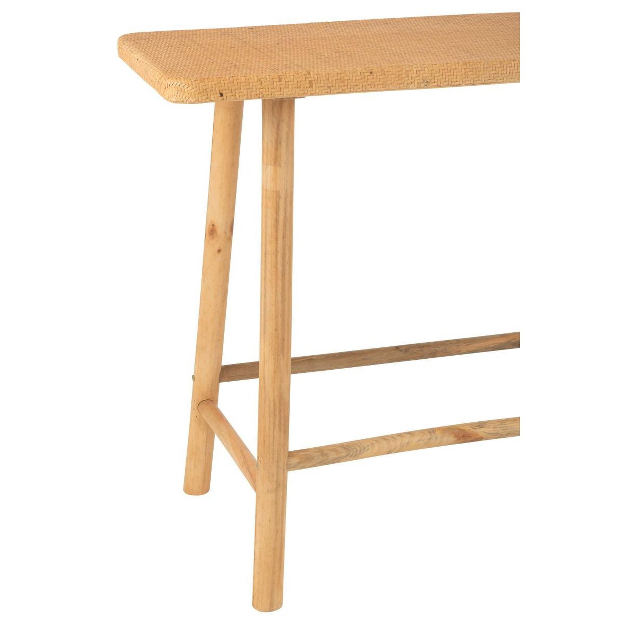 Voir la diapositive 5 : J-LINE Console cannage en rotin  malinda  120cm naturel
