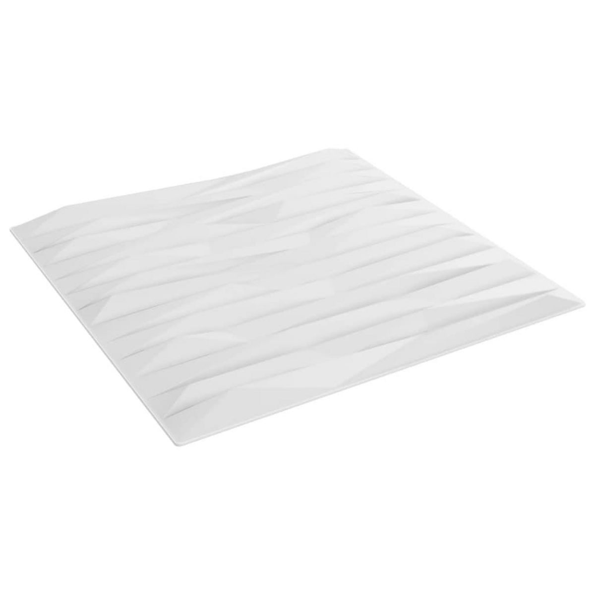 VIDAXL Panneaux muraux 12 pcs blanc 50x50 cm XPS 3 m² pierre