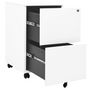 Voir la diapositive 5 : VIDAXL Classeur mobile Blanc 39x45x67 cm Acier