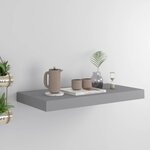 VIDAXL Etagere murale flottante gris 50x23x3,8 cm MDF