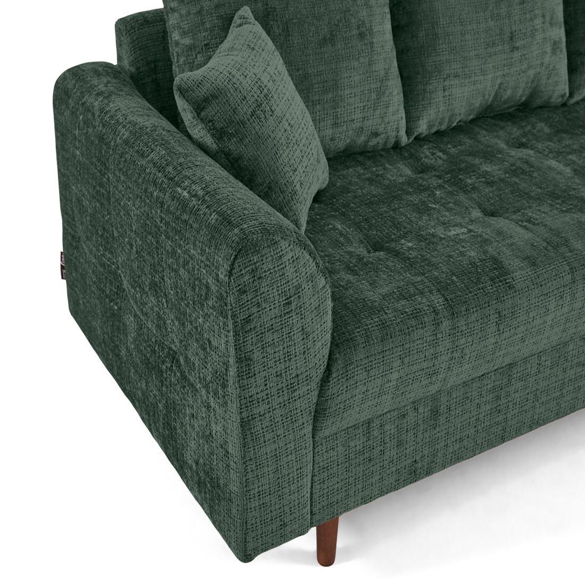 Voir la diapositive 6 : LISA DESIGN Rune - canapé droit 2 places en velours texturé