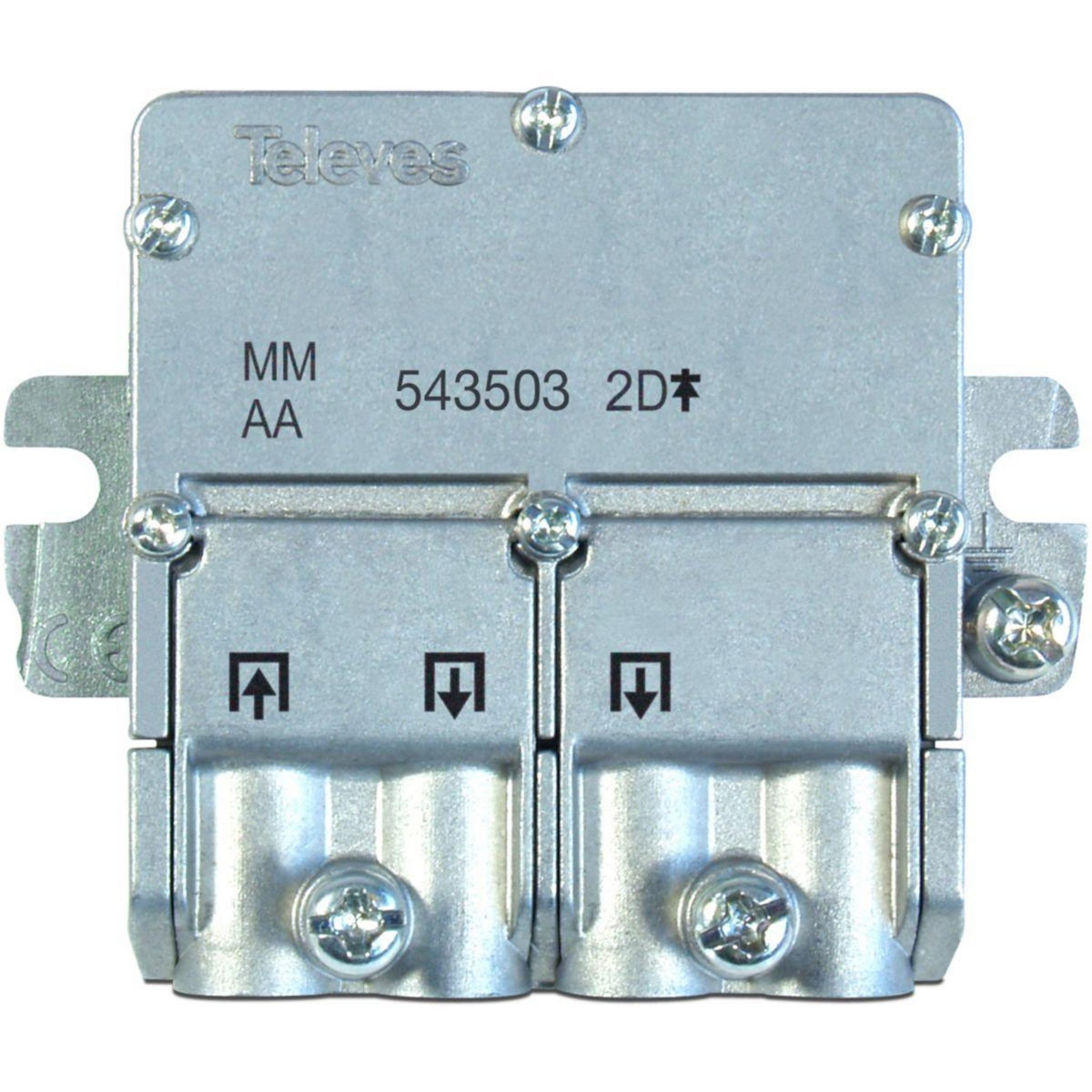 TELEVES Répartiteur blindé 2D easy Femelle