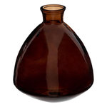 ATMOSPHERA Vase Design en Verre  Candy  19cm Marron