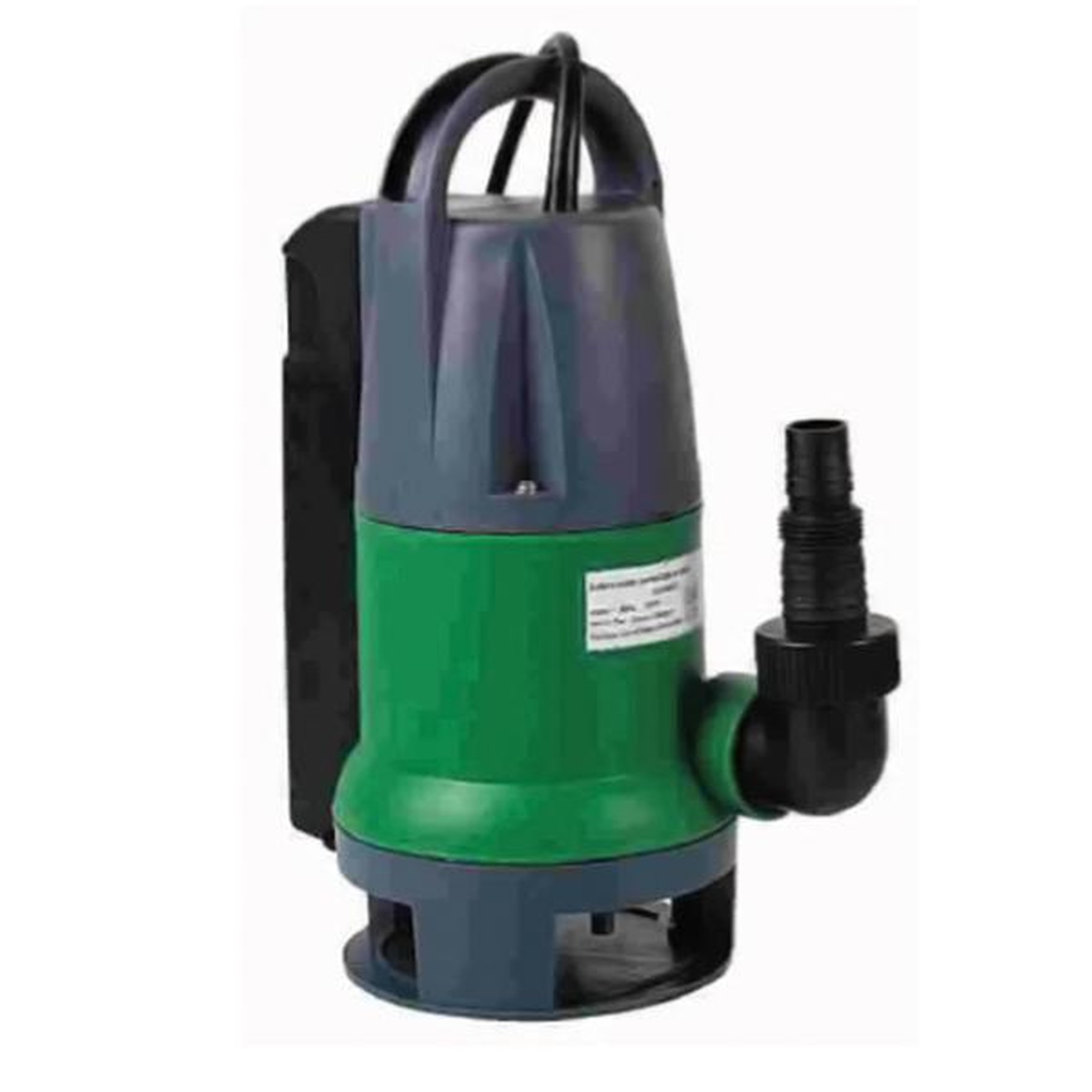 Voir la diapositive 3 : Ribiland Pompe vide-cave eaux chargées 550w flotteur intégré - prpvc550ca