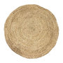 Voir la diapositive 1 : The Home Deco Factory Tapis rond en jute ethnique Home - Diam. 120 cm - Beige