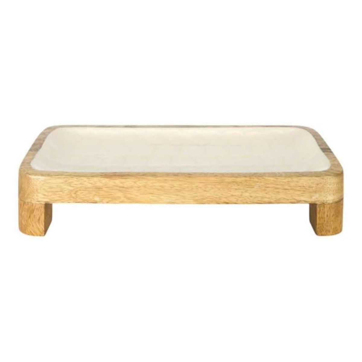 Paris Prix Plat de Présentation en Bois  Nerina  30cm Beige