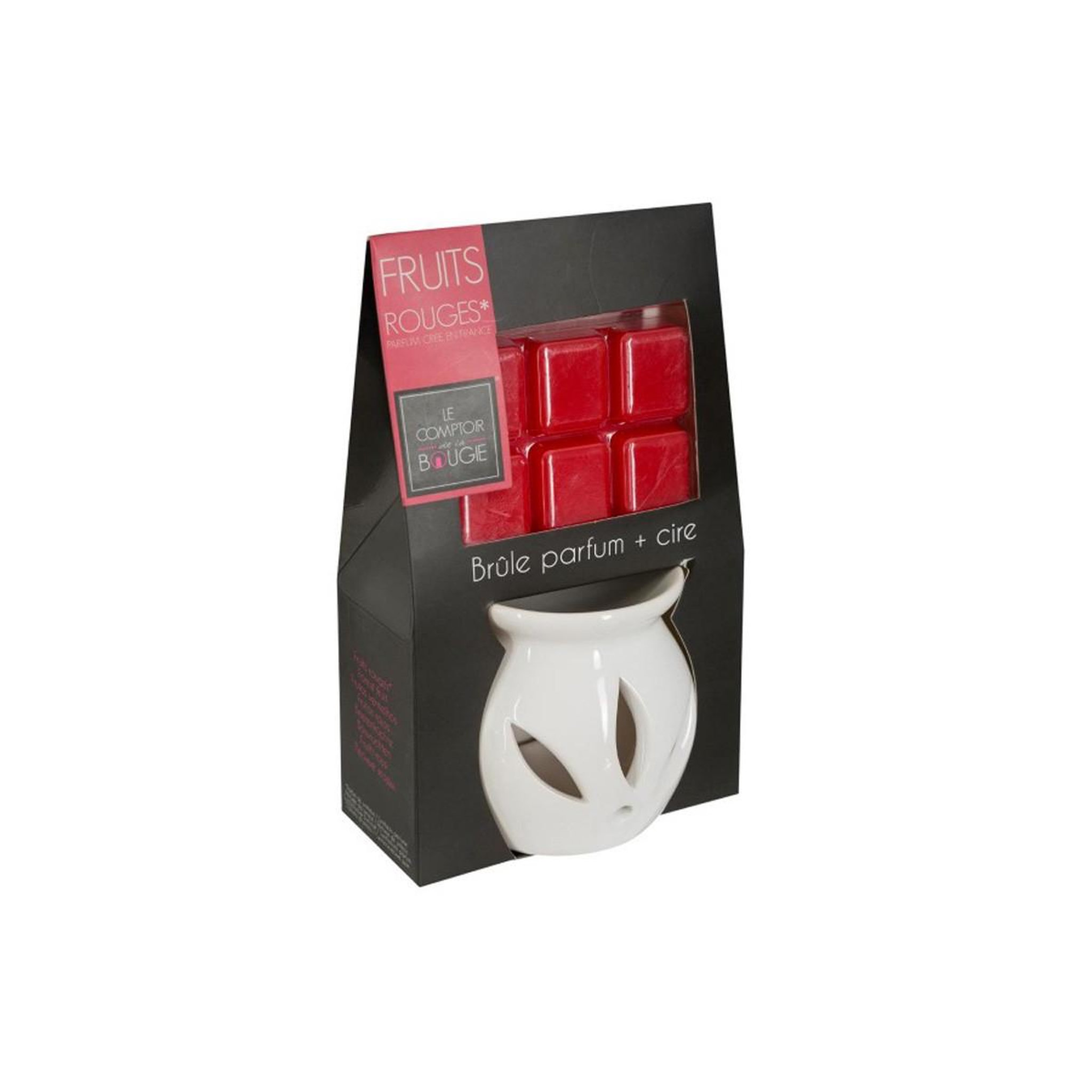 Voir la diapositive 3 : COMPTOIR DE LA BOUGIE Brûle-parfum & cire 30g fruits rouges