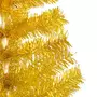 VIDAXL Arbre de Noël artificiel pre-eclaire et boules dore 180 cm PET