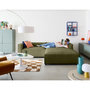 Voir la diapositive 2 : LISA DESIGN Ela - canapé d'angle droit 4 places - en tissu velours relief