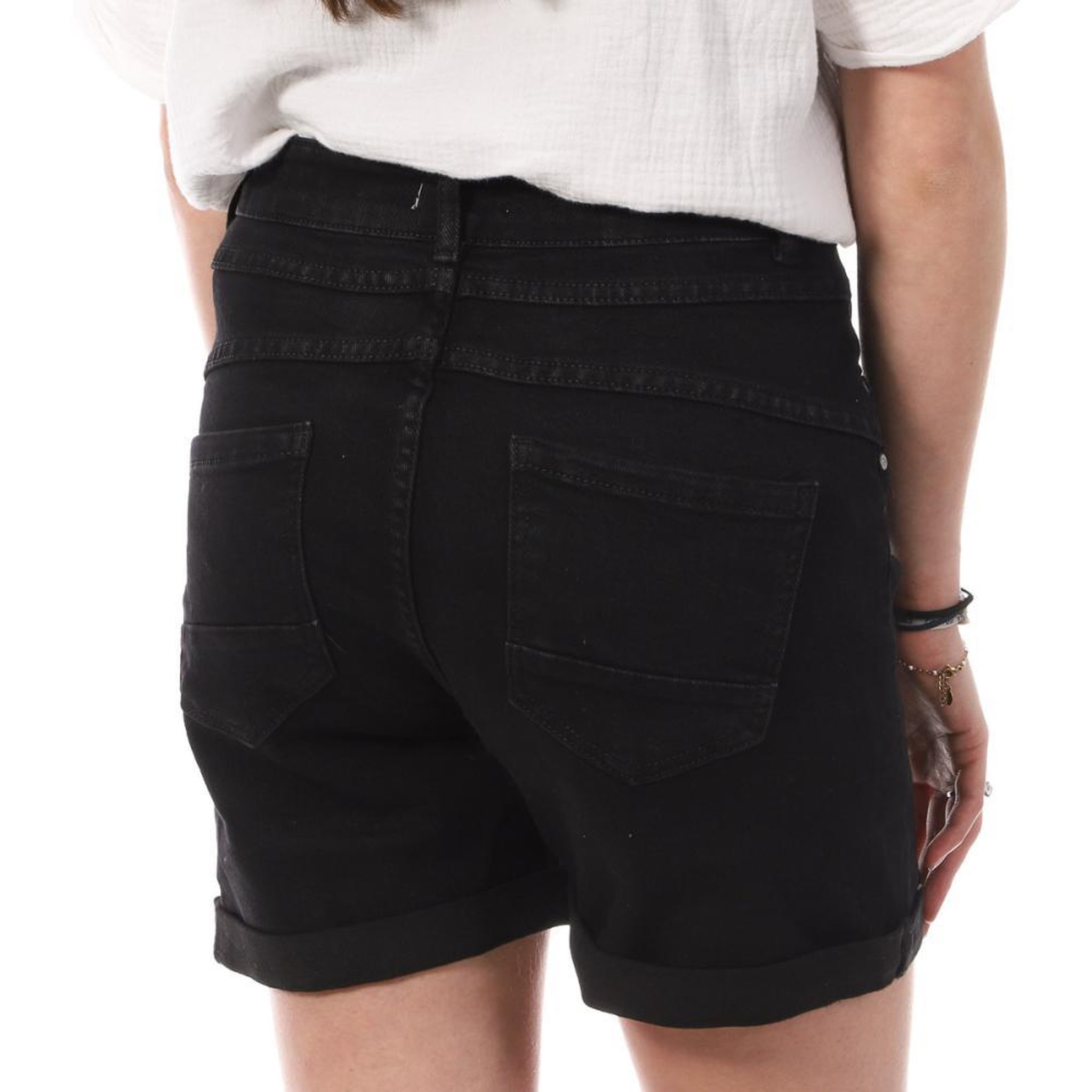 Voir la diapositive 2 : MONDAY PREMIUM Short Noir Femme Monday Premium Long Please