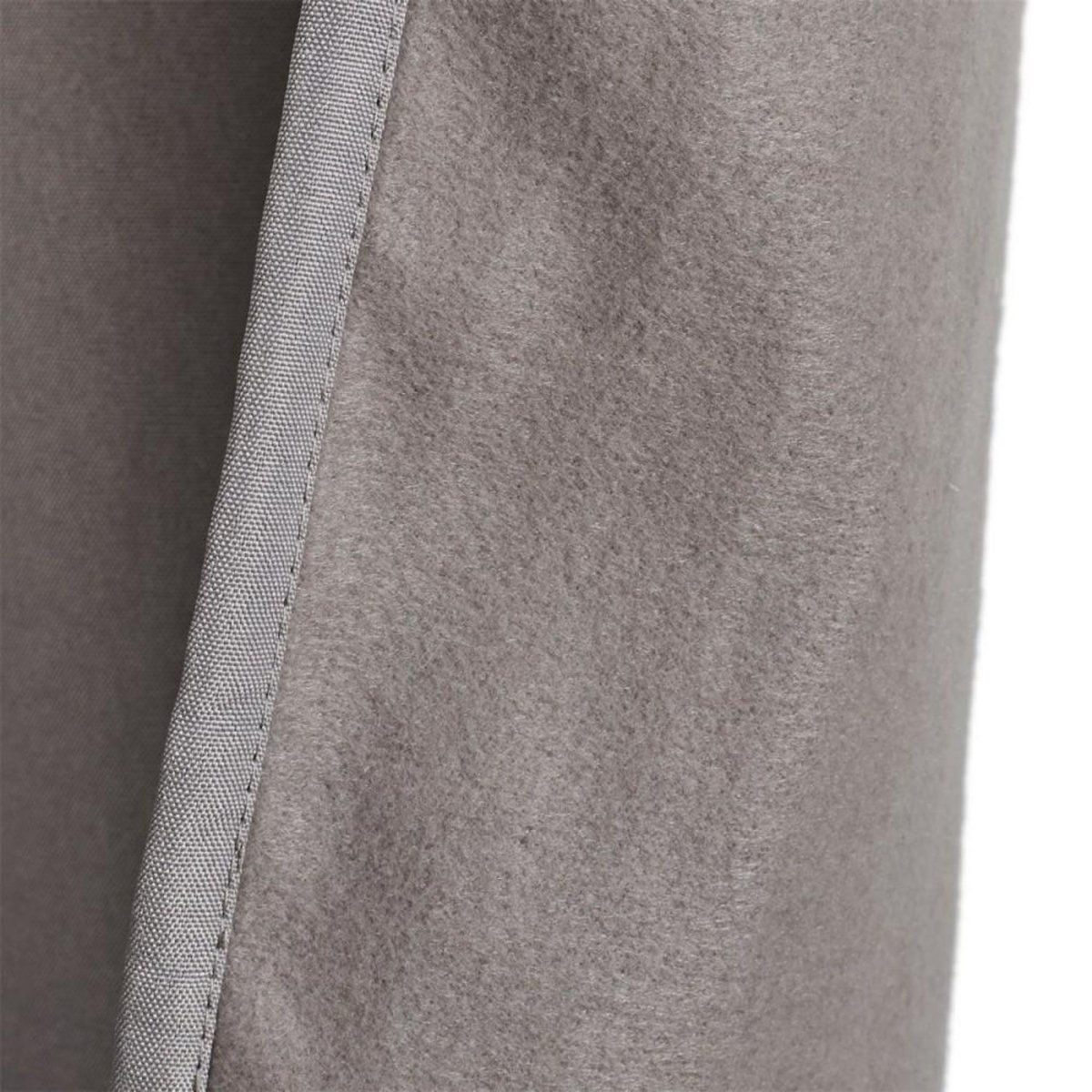 The Home Deco Factory Rideau isolant polaire 135x240 cm gris