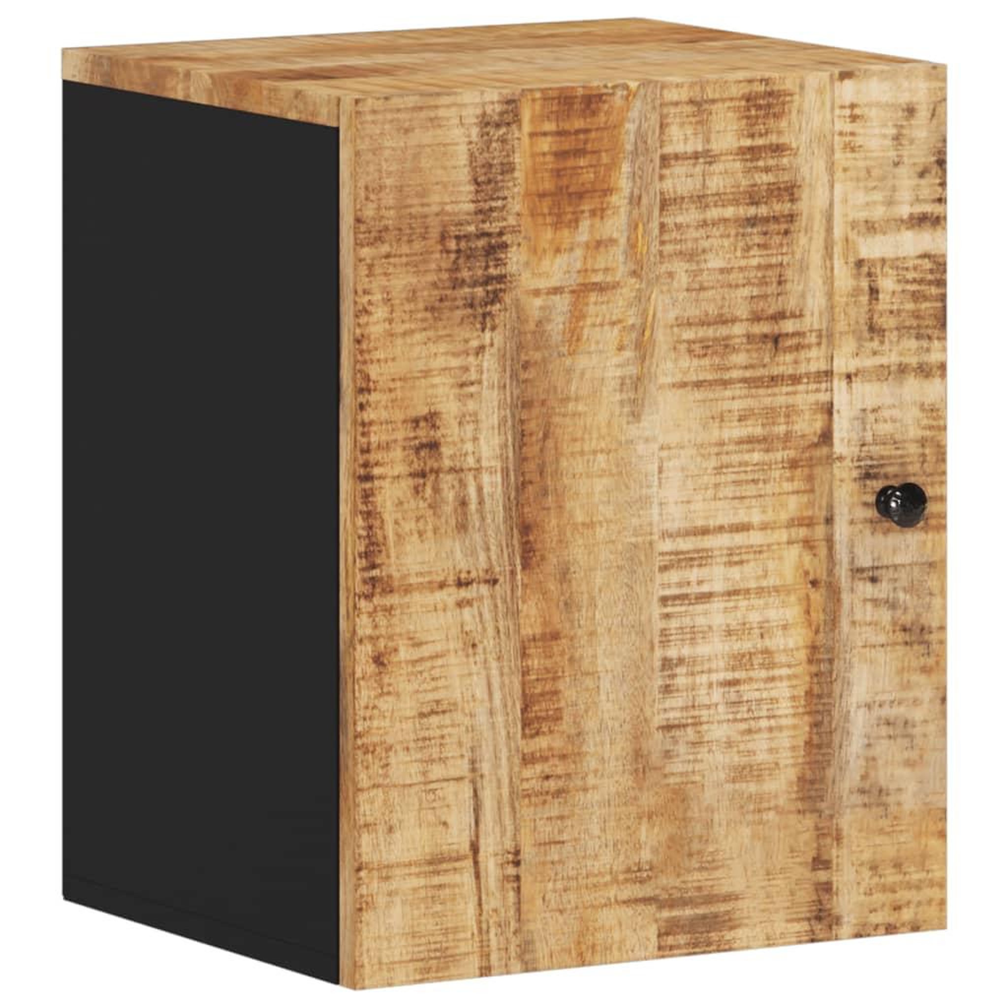 Voir la diapositive 2 : VIDAXL Armoire de salle de bain murale 38x33x48cm bois massif manguier