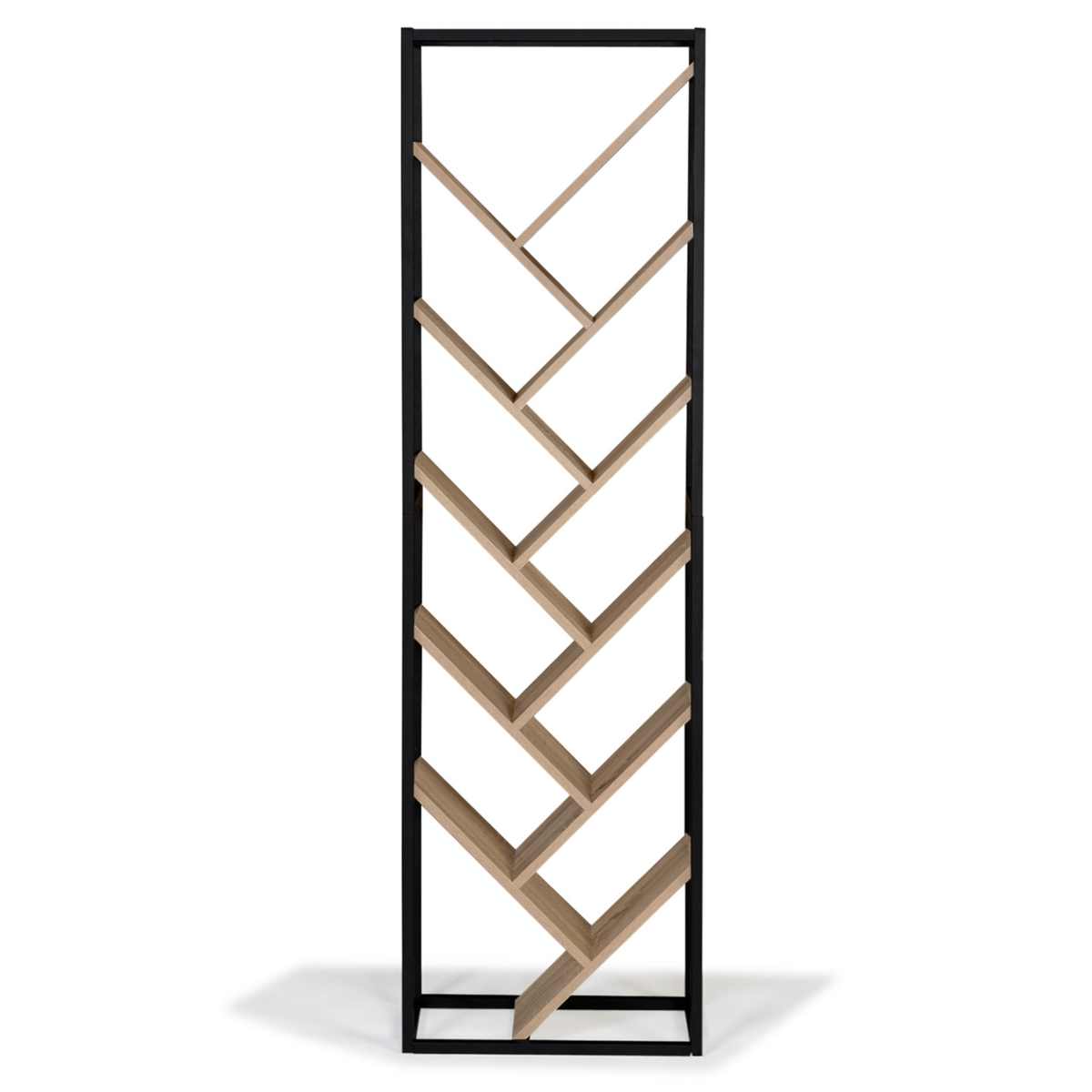 ID MARKET Etagère bibliothèque en forme d'arbre 10 niveaux DETROIT design industriel 170 cm