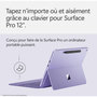 Voir la diapositive 5 : MICROSOFT Clavier Clavier + Stylet Violet Surface Pro 12''