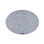 Voir la diapositive 4 : BJORN Set de table ovale - 6 pièces - Feutre recyclé gris