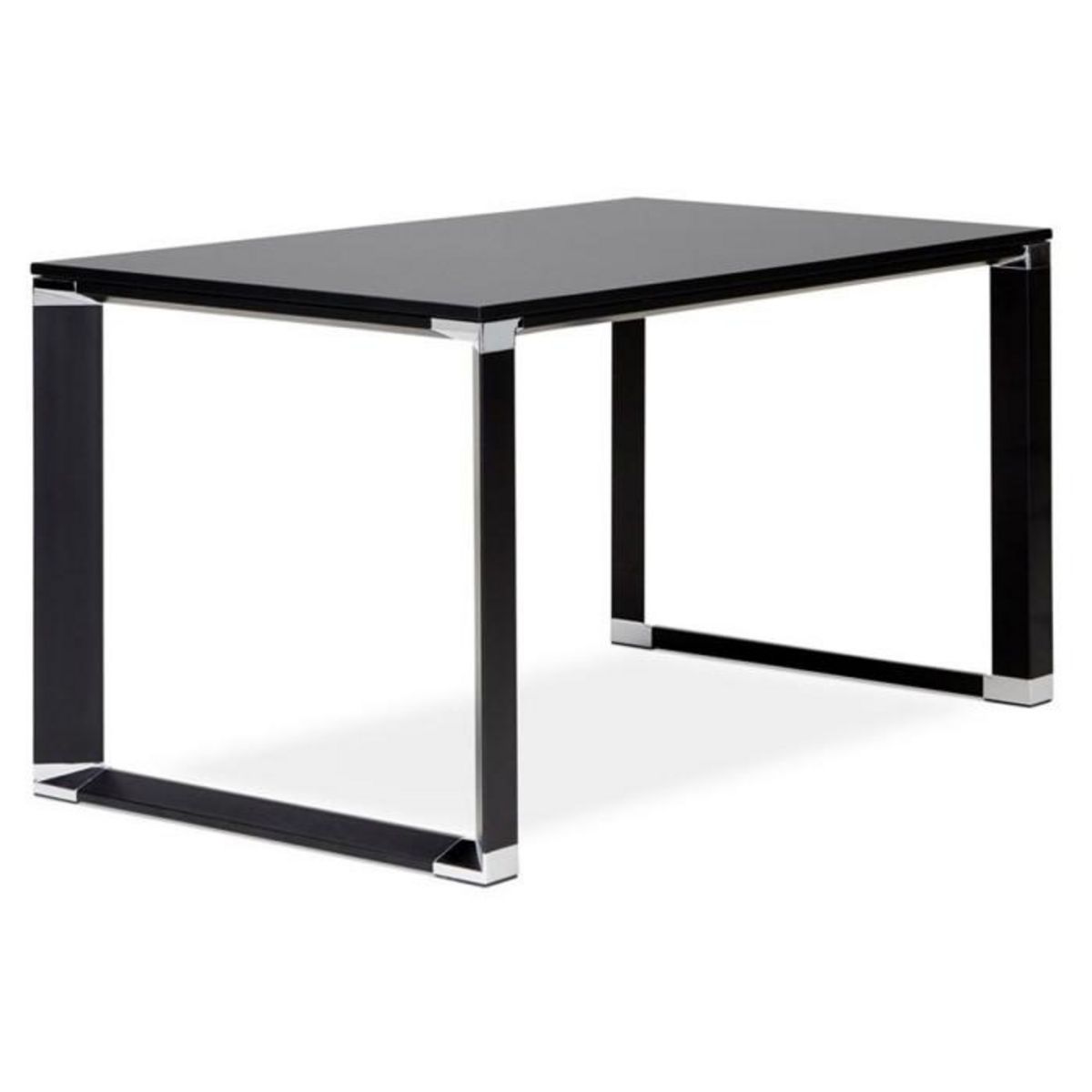 Paris Prix Bureau Design en Bois & Métal  Lumio  140cm Noir