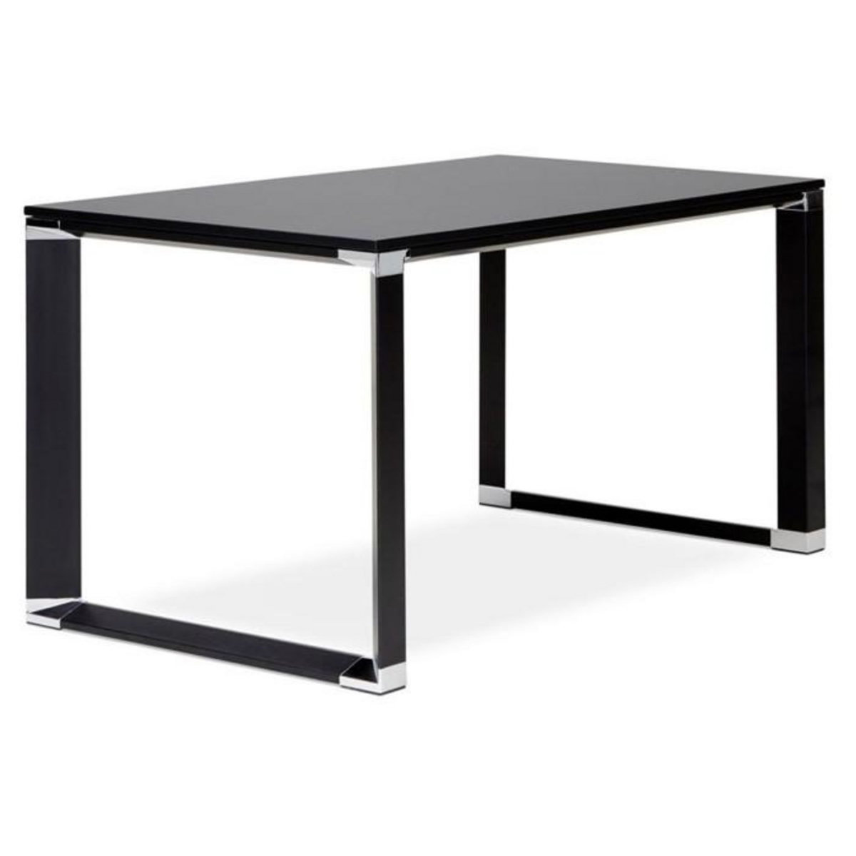 Paris Prix Bureau Design en Bois & Métal  Lumio  140cm Noir