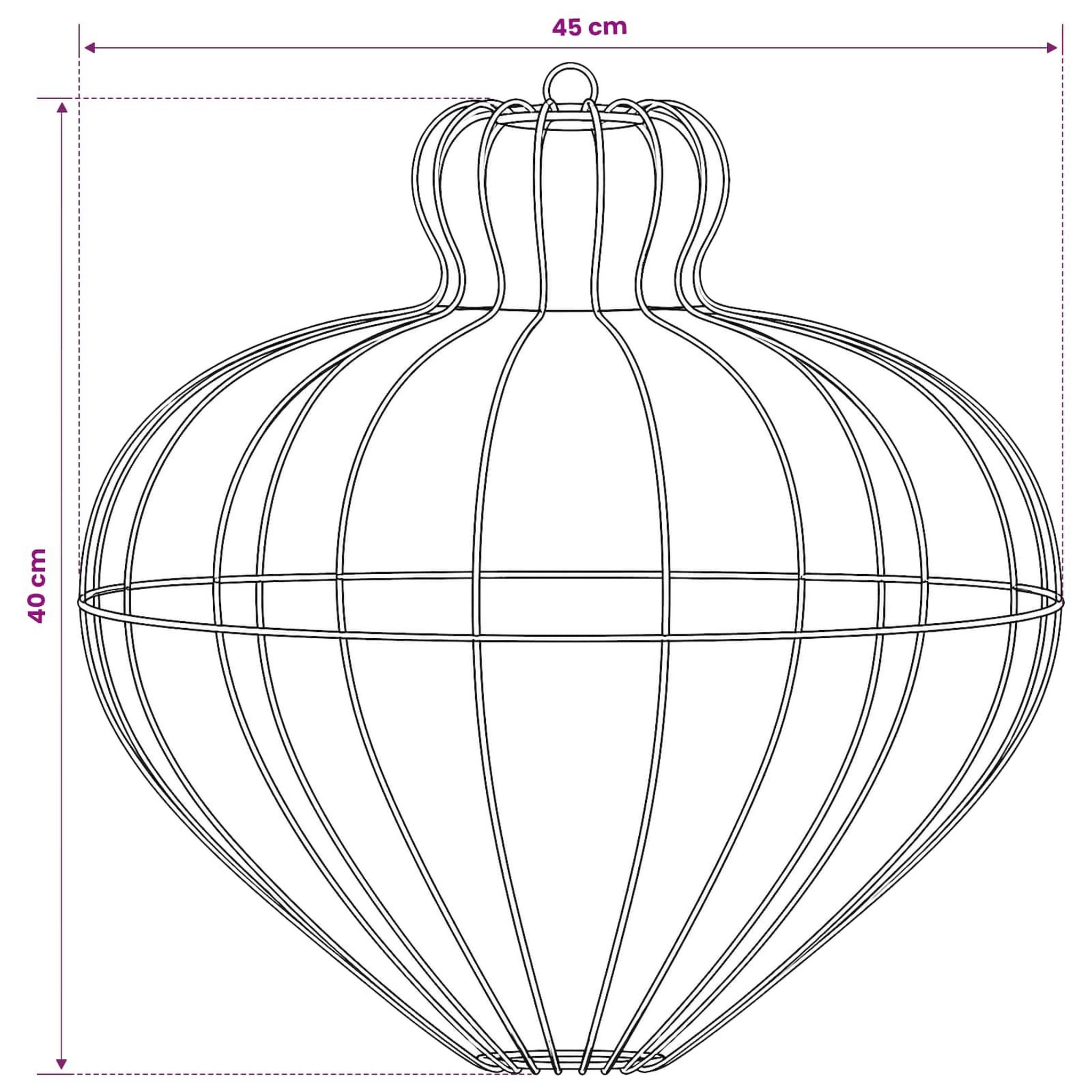 Voir la diapositive 3 : VIDAXL Lumiere de finial de Noël 2 pc 384 LED Multicolore Ø 45 x 40 cm