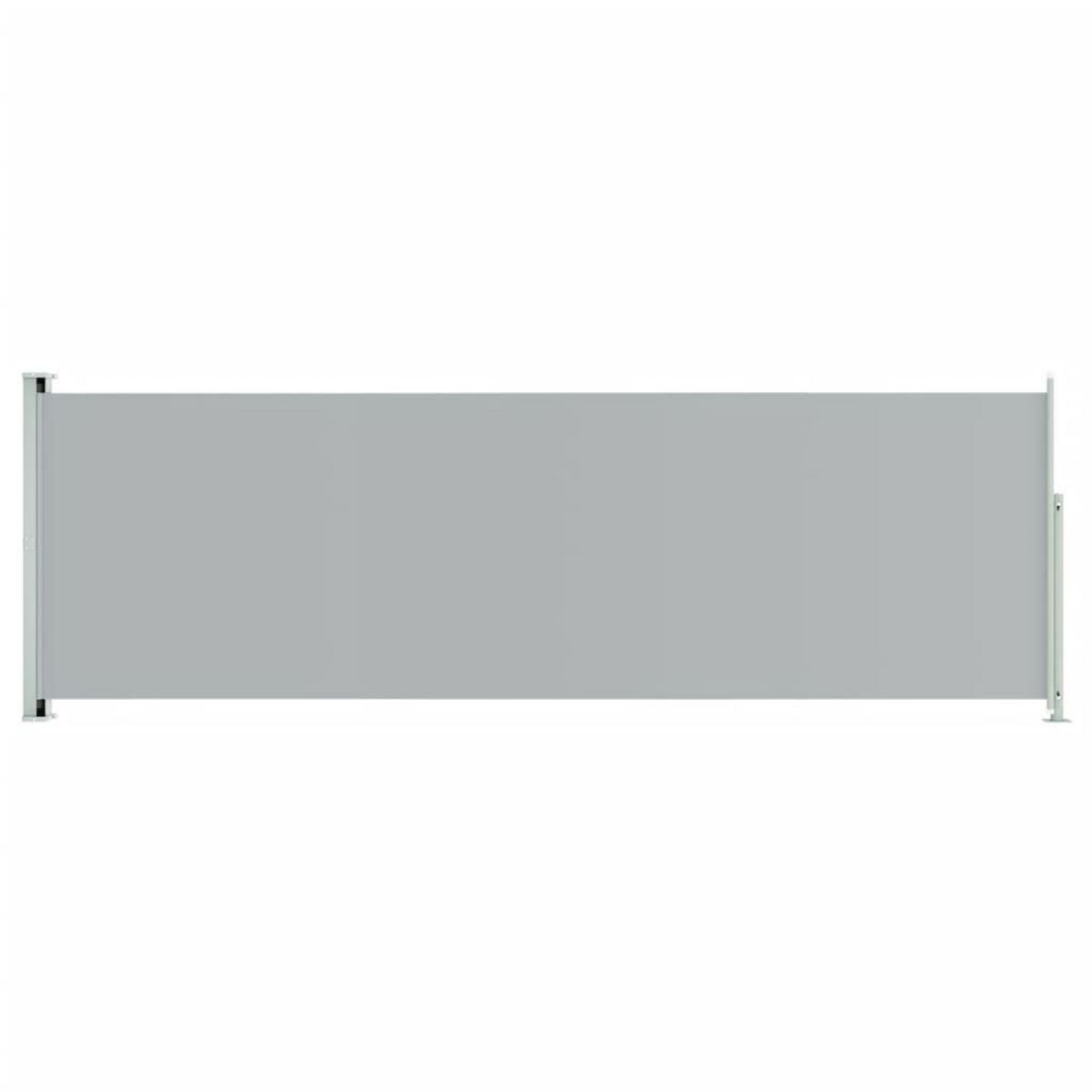 VIDAXL Auvent lateral retractable de patio 200x600 cm Gris