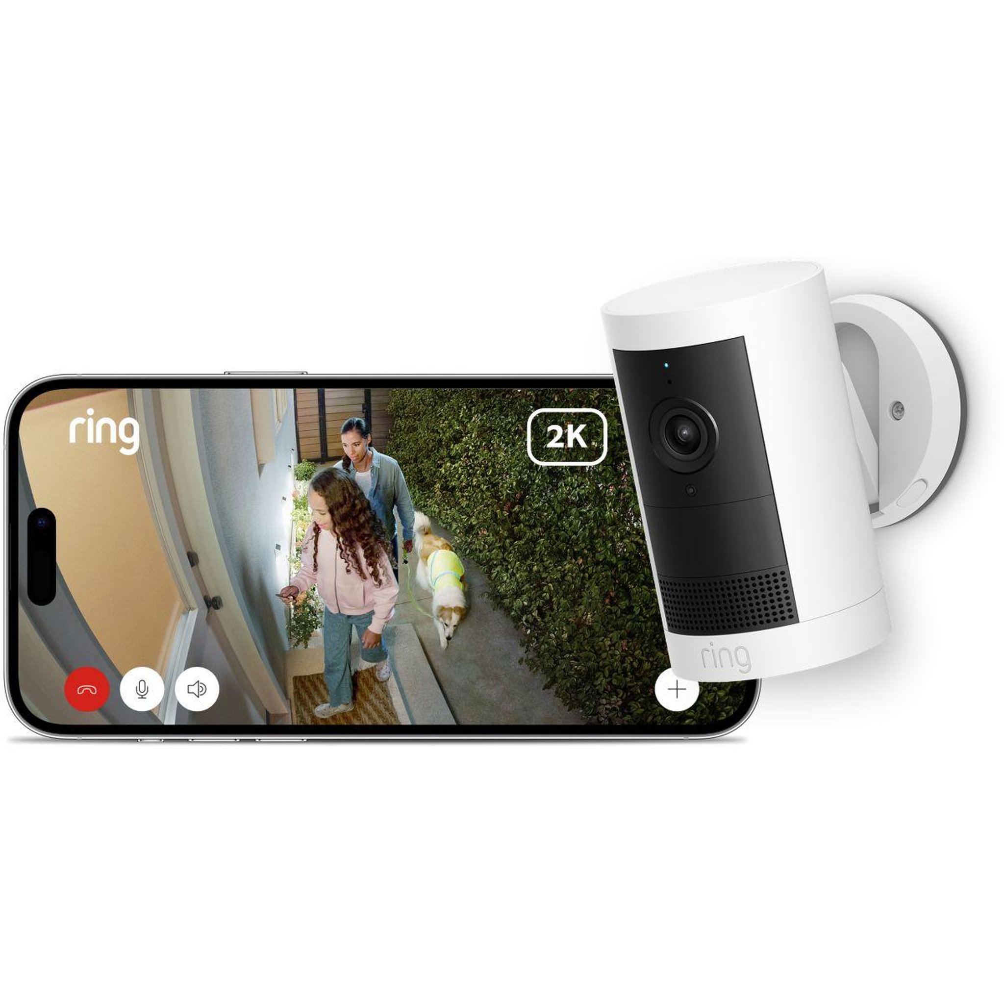 Voir la diapositive 3 : Ring Caméra de surveillance Cam Plus - Blanche