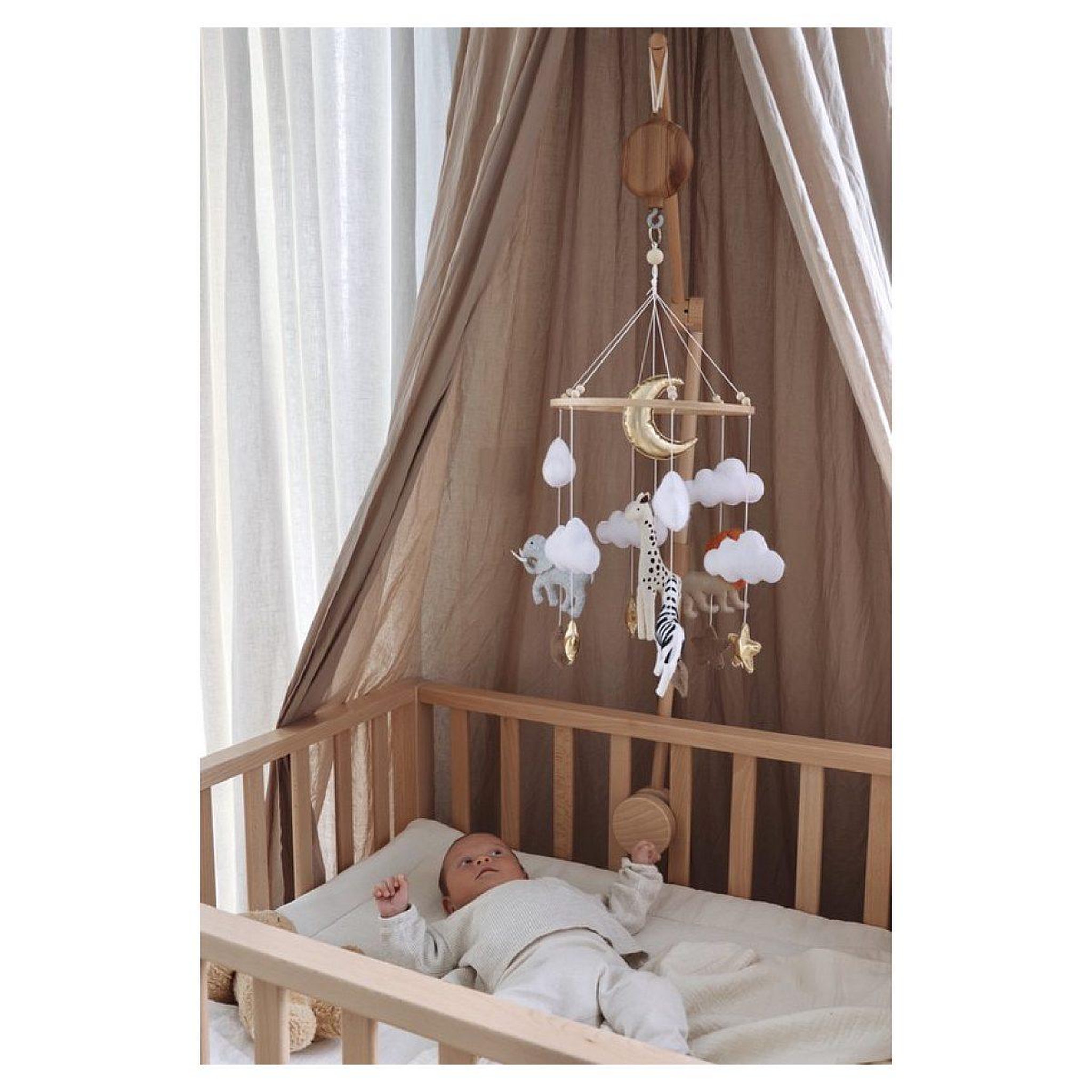 Voir la diapositive 4 : LITTLE LOUA Mobile safari en bois fait main
