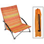 Voir la diapositive 1 : HI HI Chaise de plage pliable Orange 65x55x25/65 cm