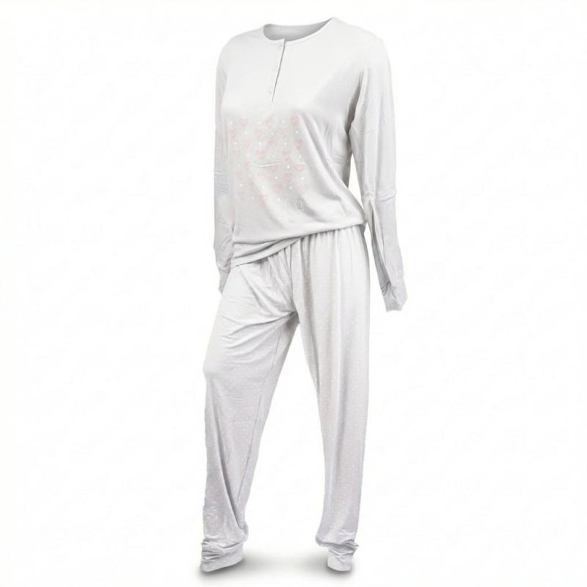OZABI OZABI Ensemble Pyjama Long Femme Haut Manches Longues