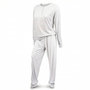 Voir la diapositive 1 : OZABI OZABI Ensemble Pyjama Long Femme Haut Manches Longues