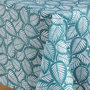 Voir la diapositive 3 : Paris Prix Nappe en Microfibre  Divany  140x240cm Bleu Pétrole