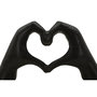 Voir la diapositive 4 : Paris Prix Mains Cœur Déco  Lover  25cm Noir