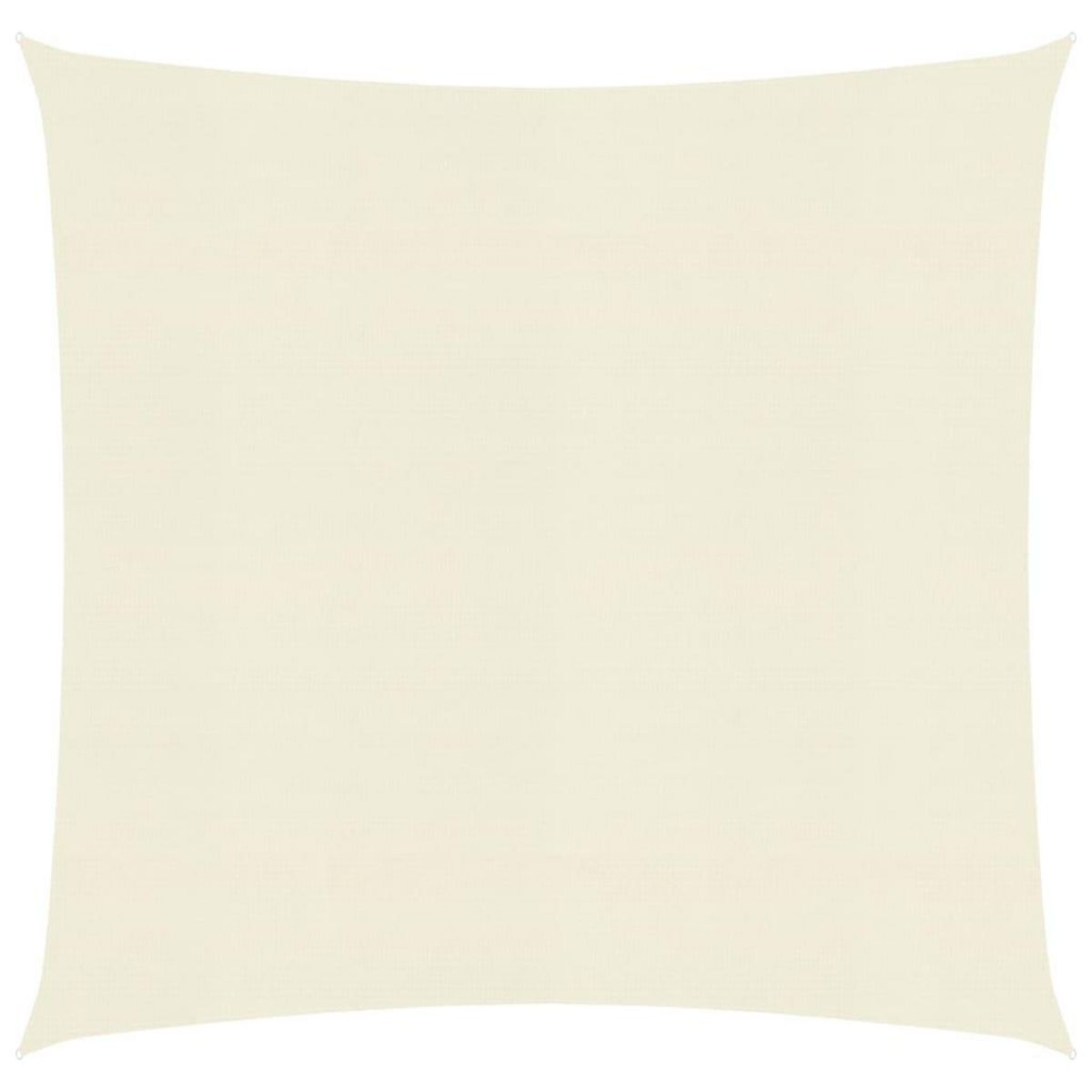 VIDAXL Voile d'ombrage 160 g/m^2 Creme 4,5x4,5 m PEHD