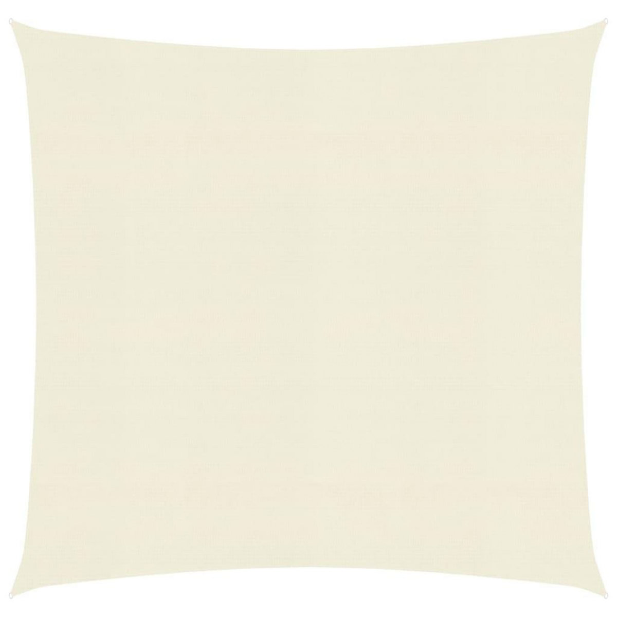 VIDAXL Voile d'ombrage 160 g/m^2 Creme 4,5x4,5 m PEHD