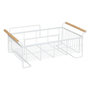Voir la diapositive 3 : FIVE Égouttoir à Vaisselle 2 Niveaux  Naturéo  48cm Blanc