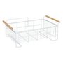 Voir la diapositive 3 : FIVE Égouttoir à Vaisselle 2 Niveaux  Naturéo  48cm Blanc