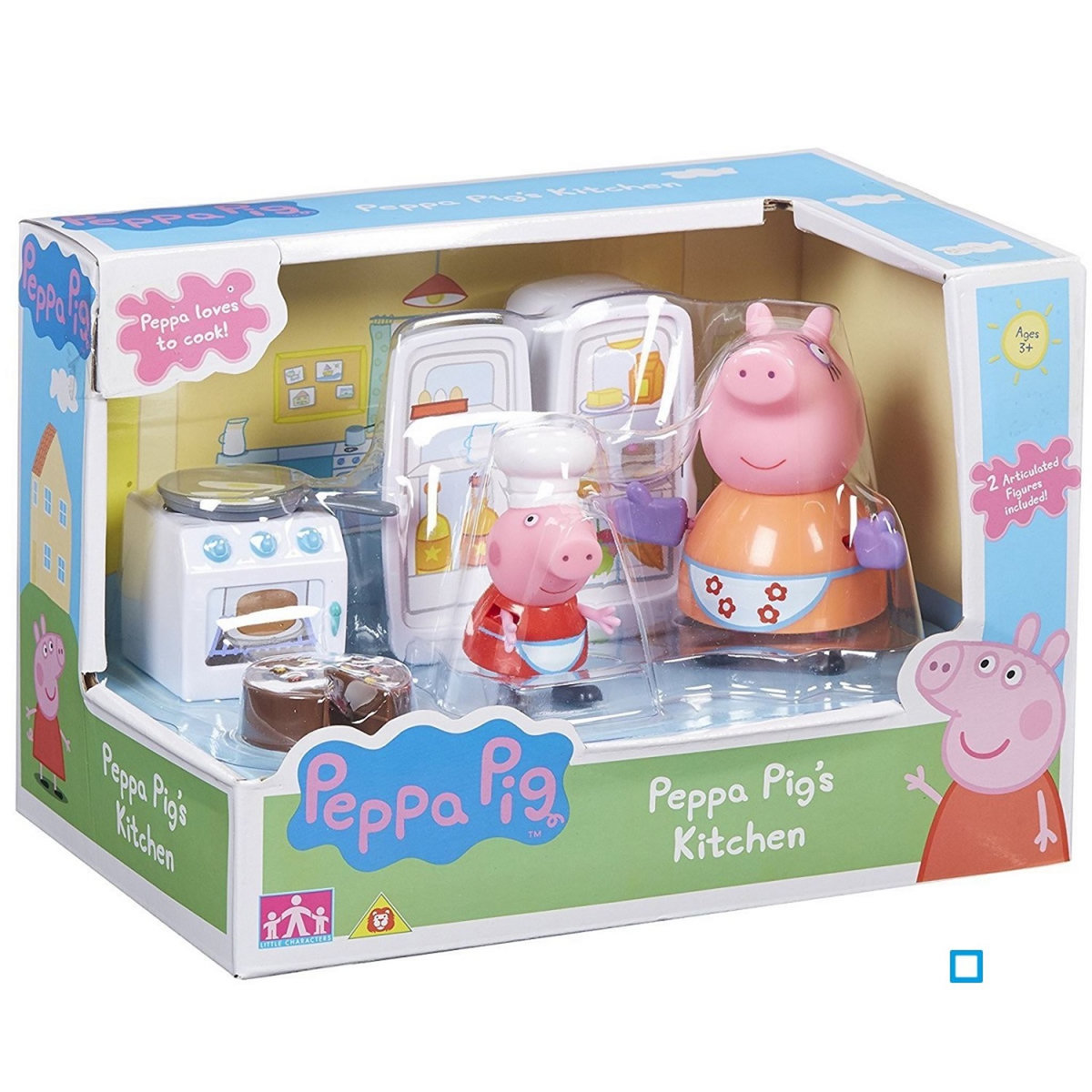GIOCHI PREZIOSI La cuisine de Peppa avec 2 personnages Peppa Pig