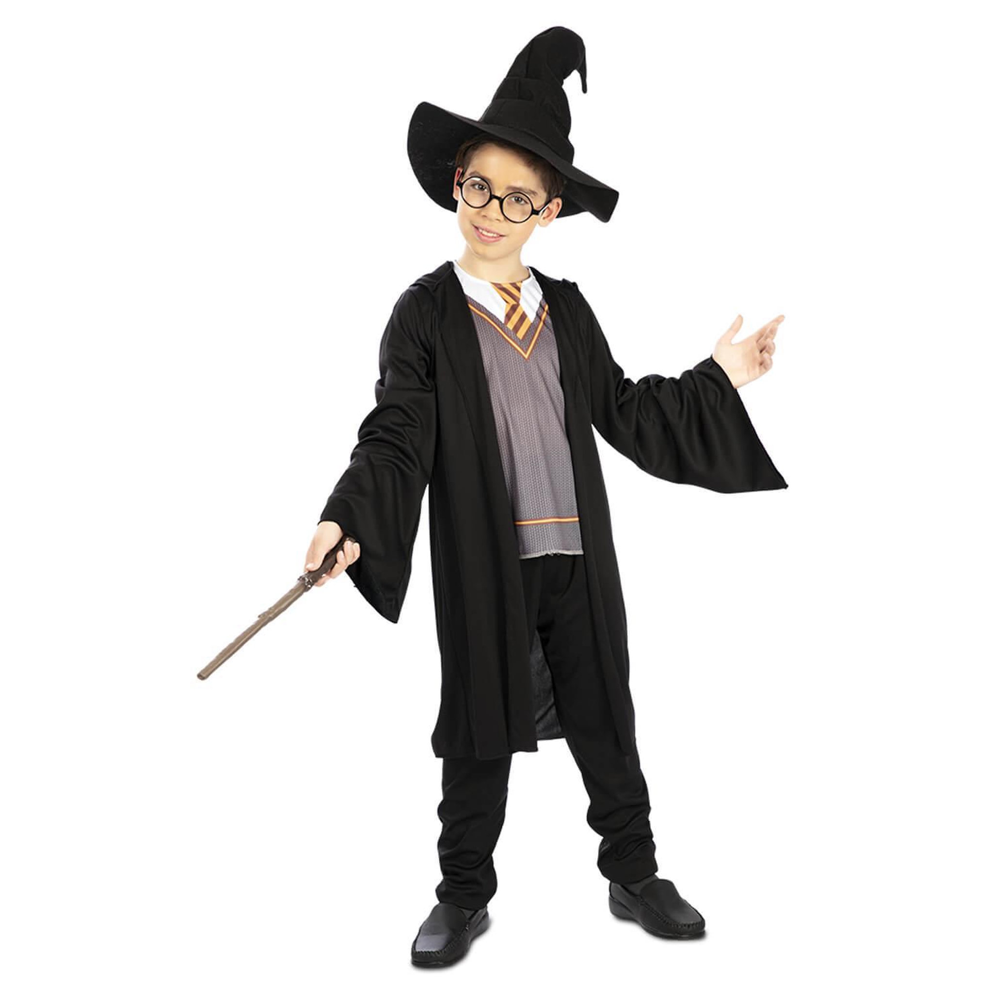 Voir la diapositive 2 : EURO CARNAVALES Déguisement D'apprenti Magicien - Enfant - 5/6 ans (110 à 116 cm)