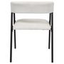 Voir la diapositive 5 : The Home Deco Factory Lot de 2 fauteuils design en tissu côtelé SCOTT