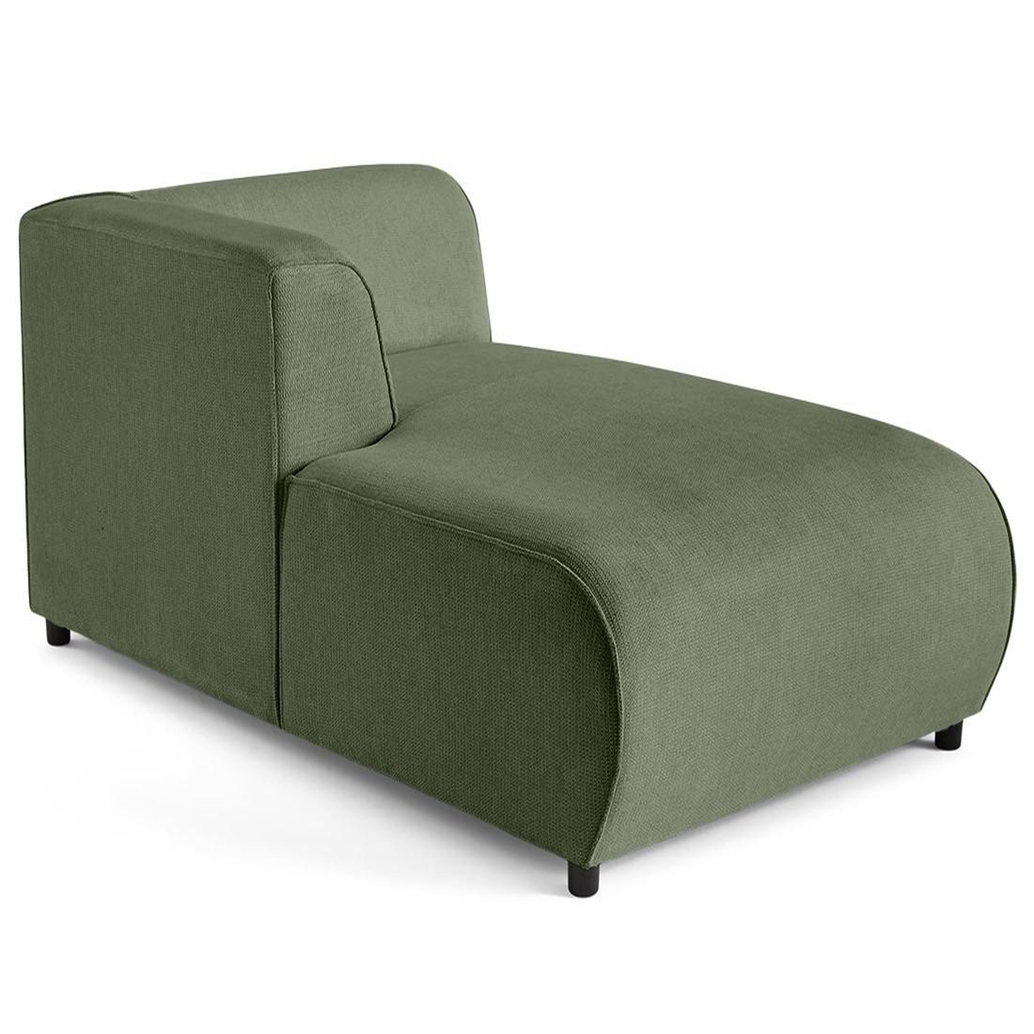 Voir la diapositive 1 : LISA DESIGN Suaro - module d'assise méridienne gauche en tissu texturé