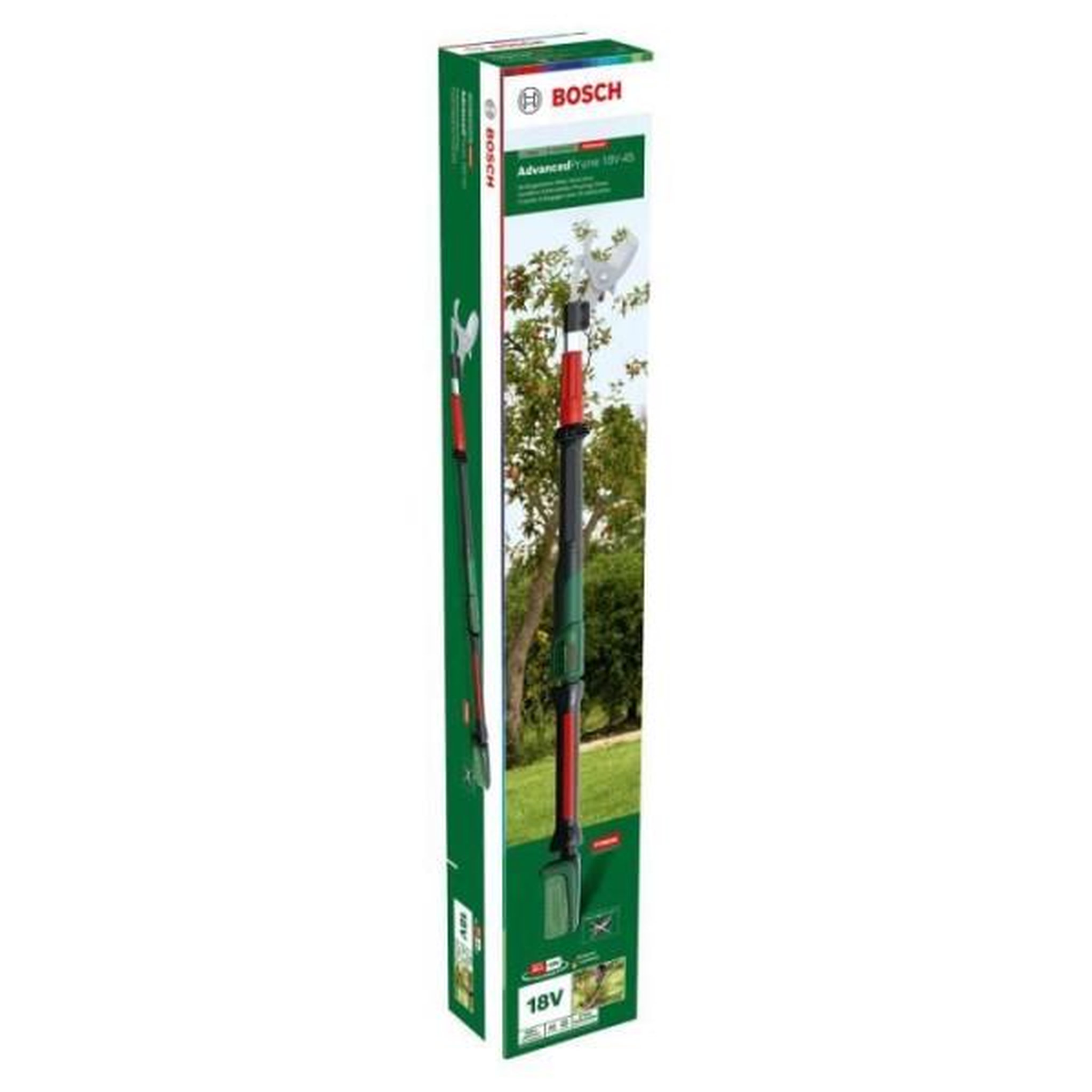 Voir la diapositive 2 : BOSCH Elagueur sans fil 18v-45