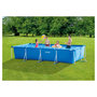 Voir la diapositive 1 : INTEX Piscine tubulaire rectangulaire - 450x220x84cm - FRAME JUNIOR
