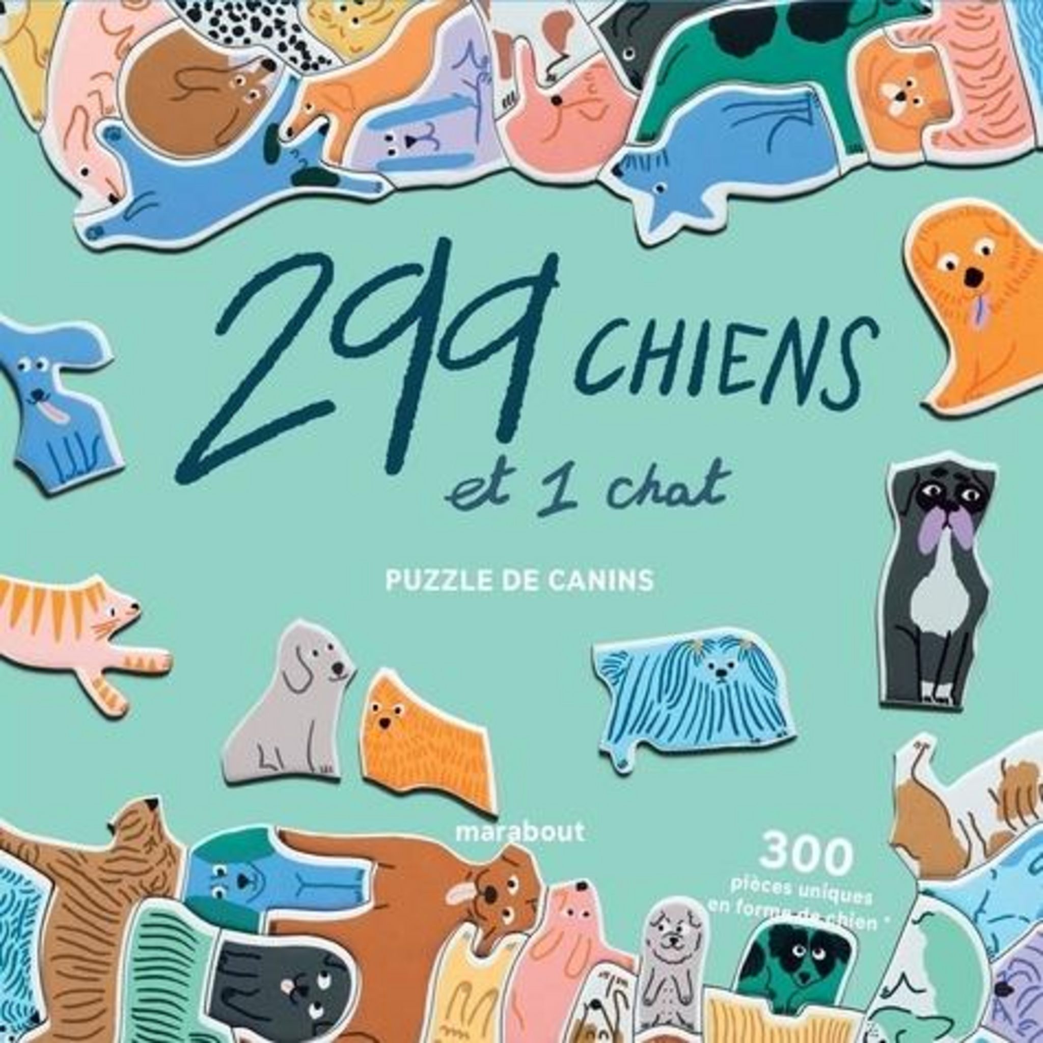 299 CHIENS ET 1 CHAT. PUZZLE DE CANINS, Maupetit Léa pas cher - Auchan.fr