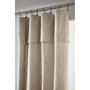 Voir la diapositive 3 : L EFFET PAPILLON Rideau ajustable + 8 anneaux pince  Sixtine  140 x 270 cm -  - 1 Panneau ajustable 140 x 270 cm